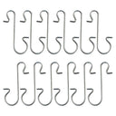 Christmas Ornament Metal S-Shaped Hooks: Enhance Holiday Decor with Ease  ourlum.com silver  