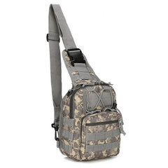 Compact Tactical Sling Backpack - Waterproof Oxford Chest Bag for Outdoor Hunting, Hiking, and Camping