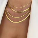 Hot Fashion Unisex Snake Chain Choker Necklace For Women