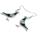 Discover Whimsical Pigeon Bird Earrings by Hunter Wu