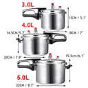 Multi-Size Kitchen Pressure Cooker for Gas & Electric Stoves