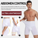 Men's High Waist Body Shaper Boxer Briefs for Tummy Control