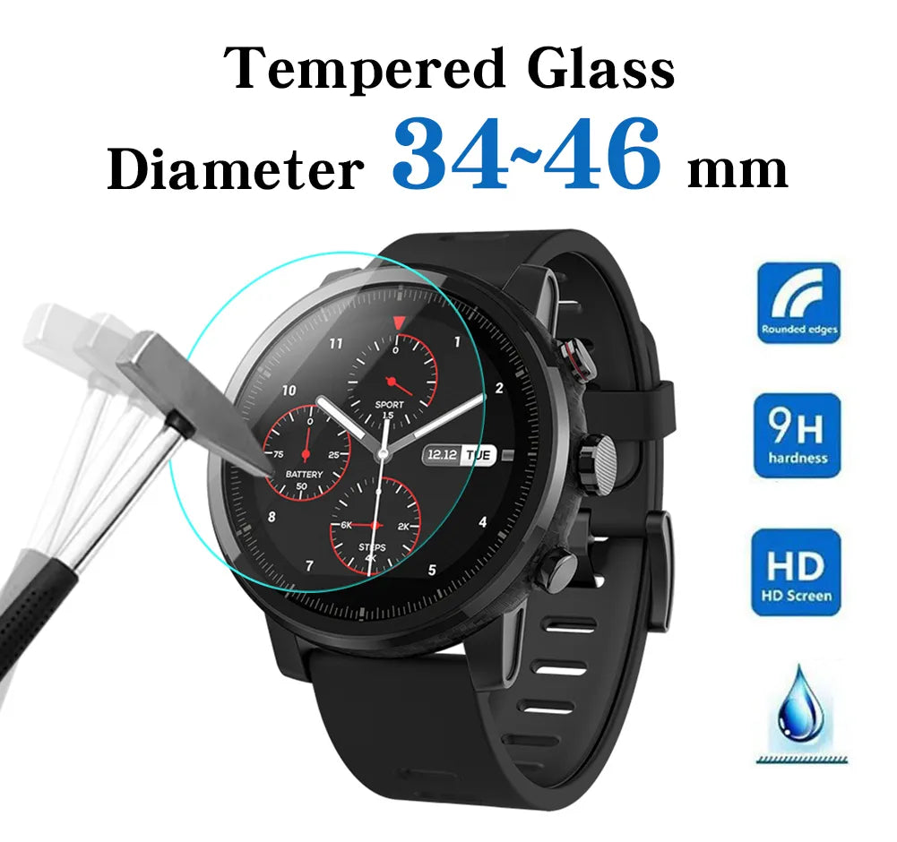 Smartwatch Tempered Glass Screen Protector: Ultra-Thin Film Protection  ourlum.com   