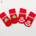 Cozy Anti-Slip Dog Socks for Small-Medium Paws Warmth