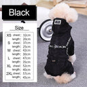 Winter Warm Dog Jacket for Small to Medium Dogs: Stylish & Cozy Pet Coat  ourlum.com black(with hat) XS CHINA