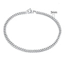 Chunky Stainless Steel Curb Chain Bracelet Men's Jewelry