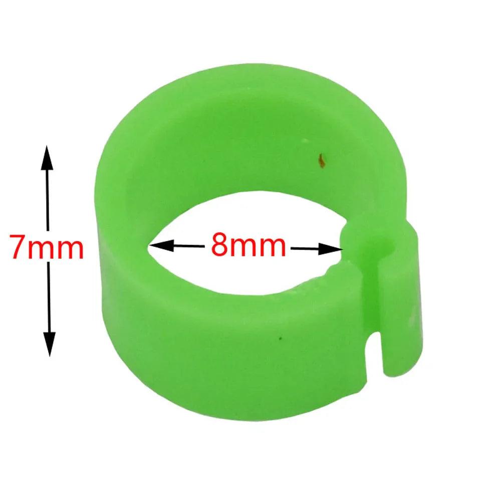 Birds Feet Rings - Vibrant Plastic Clips for Bird Identification  ourlum.com   