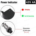 Electric Bike Charger: Efficient & Safe Charging for  M365 Pro  ourlum.com 3P GX16 US 