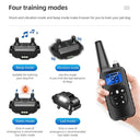 Rechargeable Dog Training Collar: Waterproof Barking Control with Remote & LCD Display  ourlum.com   