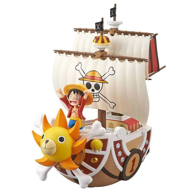 Adventure Awaits: One Piece Ship Figure Luffy Model Toy - Super Cute Mini Boat Assembly Model - Surprise Blind Box Gift for Kids  ourlum.com   