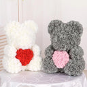 Foam Teddy Bear Rose Flowers Wedding Christmas DIY Decor  ourlum.com   