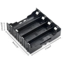 Customizable DIY ABS 18650 Battery Holder Cases 1 to 4 Slot