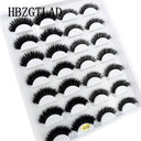 5-14Pairs Fluffy Lashes 10-25mm 3D Mink Lashes Long Thick Natural False Eyelashes Wholesale Lashes Vendors Makeup Mink Eyelashes  ourlum.com 14 pairs SD-03  