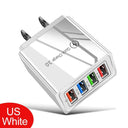 Multi-Device USB Charger with Quick Charge 3.0 for iPhone, Samsung, , Tablets - Fast Charging Solution  ourlum.com US  White  