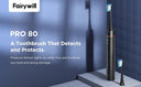 Fairywill P80 Sonic Electric Toothbrush with Smart Timer