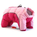 Cozy Reflective Winter Dog Clothes: French Bulldog Costume Chihuahua Jacket  ourlum.com Pink M 