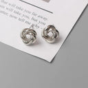 Gold Twist Stud Earrings: Elevate Your Style Elegantly