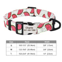 Personalized Nylon Dog Collar with Free Engraving: Stylish & Safe Pet Accessory  ourlum.com 159WH S 