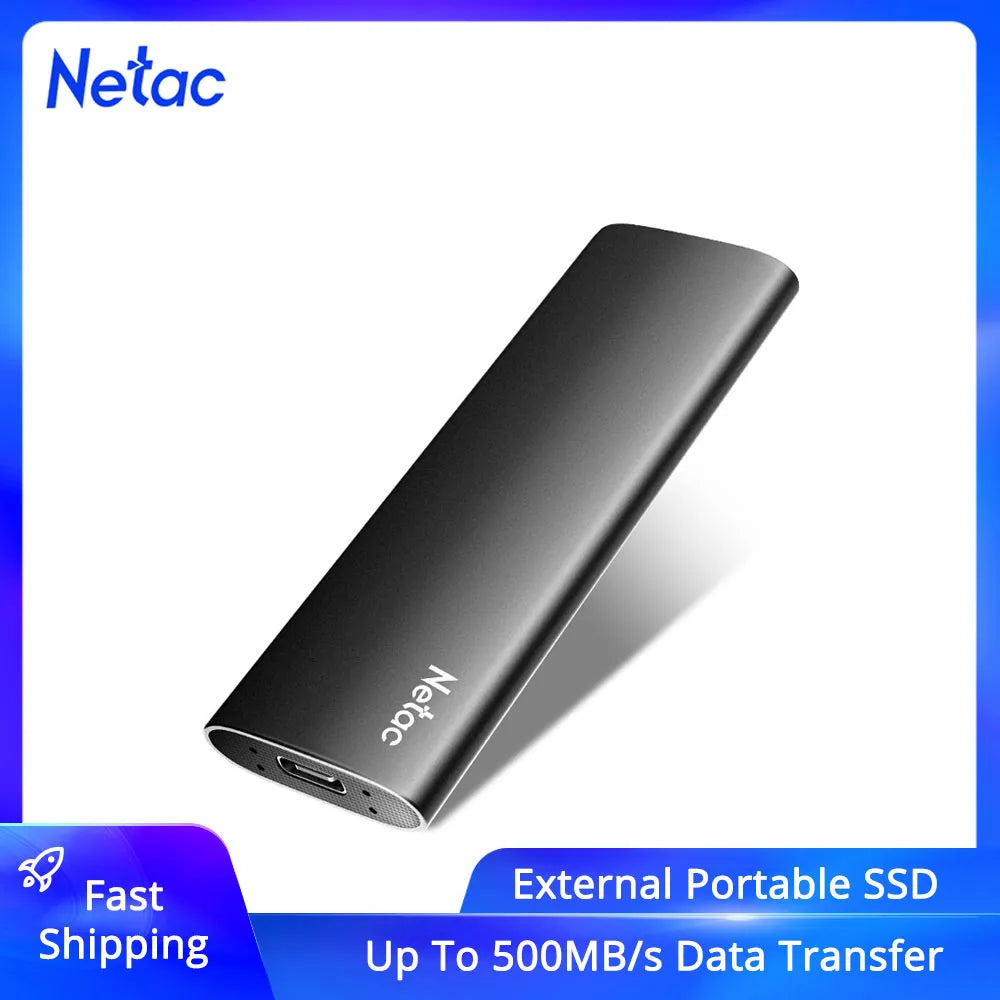 Netac SSD: Blazing-Fast Portable Drive with USB Type C  ourlum.com   