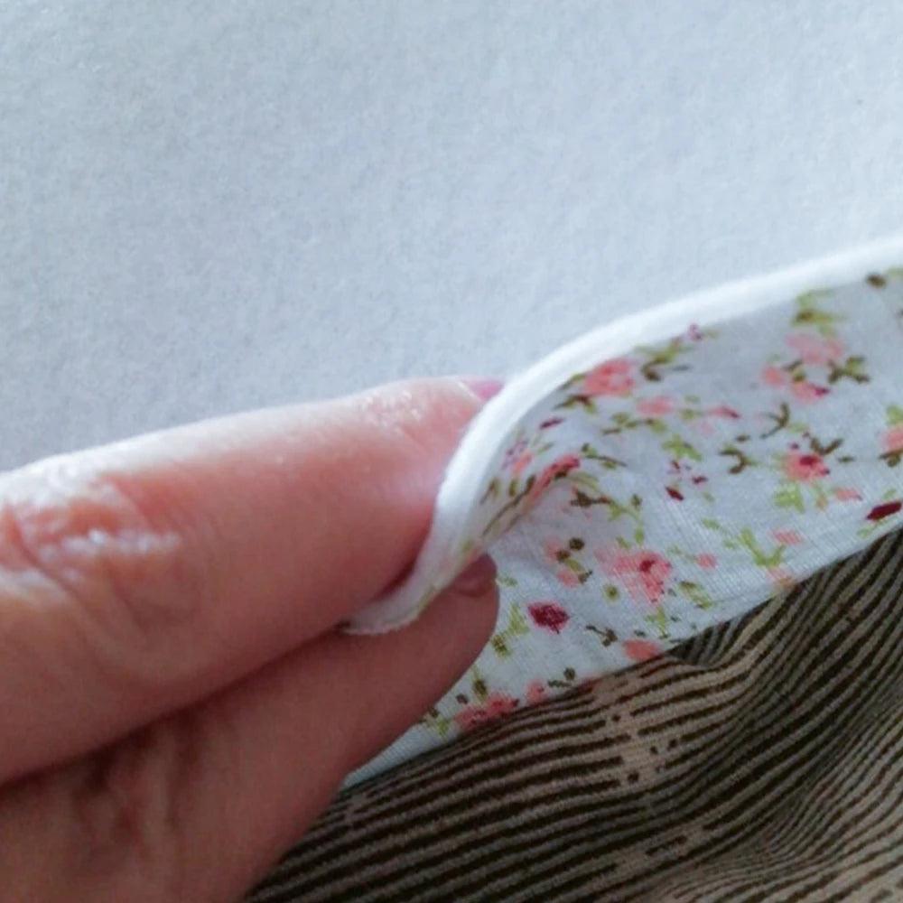 Patchwork Fabric Adhesive Cotton Batting Cream Interlining Filler - 50x100cm Sewing Material  ourlum.com   