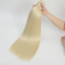 Salon Quality Synthetic Hair Extensions Silky Straight Heat Resistant