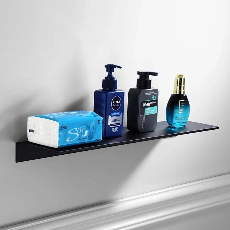 Brushed Gold Bathroom Storage Rack: Stylish Wall Shelf for Modern Home  ourlum.com   