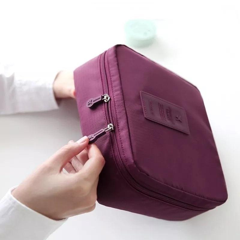 Outdoor Travel Cosmetic Bag: Stylish Toiletries Organizer - Waterproof Makeup Case  ourlum.com   