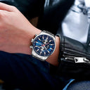 CURREN Men's Luxury Chronograph Quartz Watch with Waterproof Sport Design  ourlum.com   