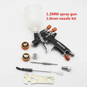 1.2MM Spray Gun 1.0MM Nozzle Kit With Paint Mixing Cup