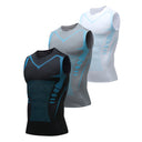 Ionic Shaping Vest For Men Ice-Silk Slimming Body Shaper