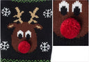 Christmas Pet Clothes Red Nose Deer Sweater For Dogs