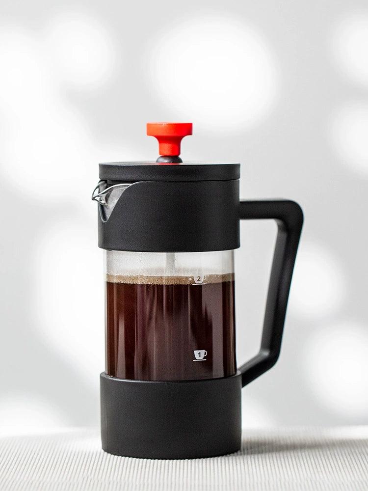 Il Recaffe French Press Coffee Pot French French Press Coffee Maker For Home Tea Making Milk Frother Heat-Resistant Glass Pot