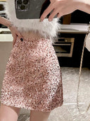 European Glam Sequin Skirt: Elegance Meets Glamour Fashion