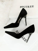 Xi Shi Elegant High Heel Evening Dress Stylish Autumn Footwear