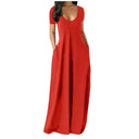 Deep V Sundress: Stylish Summer Party Attire Elegant Design