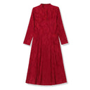 Middle-Aged Jacquard Dress Stylish Autumn Essential Attire