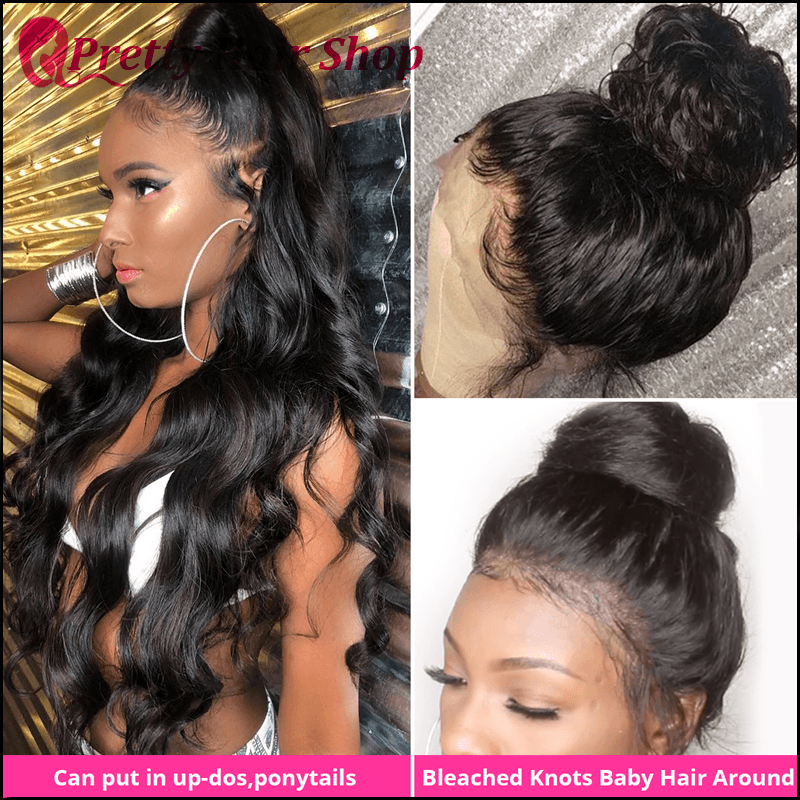 360 Brazilian Body Wave Lace Wig: Effortless Elegance Silhouette