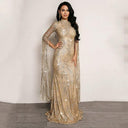 Elegant Silver Evening Gown Chic Design Timeless Glamour