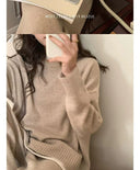 Classic Style Cashmere Sweater Suit Women's Two-Piece Set