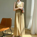 Ice Silk Suspender Skirt: Sophisticated Elegance And Comfort