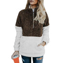 Fashion Special Offer Thick Zipped Stand Collar Sweatshirt