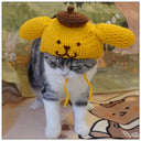 Sanliou Pom Pom Purin Pet Disguise Cap Handmade Cat Headdress