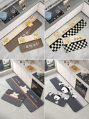 Cartoon Soft Diatom Ooze Kitchen Floor Mat Non-Slip Oilproof