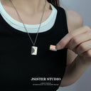 Open Envelope Couple's Pendant Chinese Valentine's Day Gift Necklace