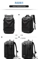 Backpack Men Multifunctional Travel Bag Vacuum Waterproof