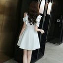 Goddess Temperament Dress Elegant Off-Shoulder Summer Style