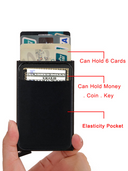 RFID Metal Smart Men Wallet for Stylish Everyday Use