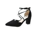 Korean Style Pointed Flats Trendy Strap High Heels Chic