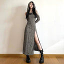 Dune Wind Distressed Hooded Dress Versatile Summer Fashion