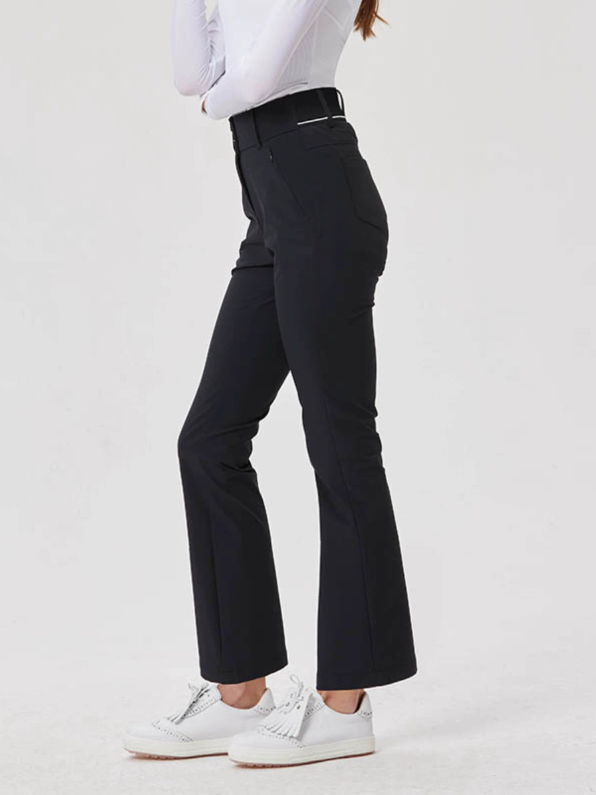 BG Cropped Pants Silm Slim Looking Quick-Drying Jersey Golf